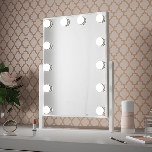 LED Vanity Mirror with Customizable Lighting - 30x40cm