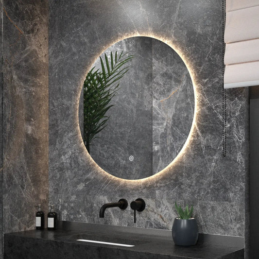 Frameless Bathroom Mirror - 80x80cm