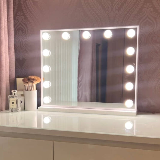 LED Vanity Mirror 50x42cm with Adjustable Lighting